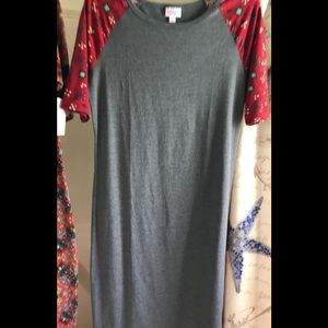 LuLaRoe Julia Dress Sz M Like New